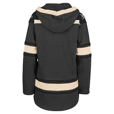 Women's '47 Gray Vegas Golden Knights Superior Lacer Pullover Hoodie