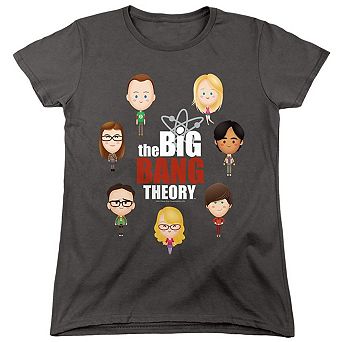 Big Bang Theory Emojis Short Sleeve Women´s T-Shirt