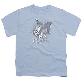Tom And Jerry Classic Pals Short Sleeve Youth T-shirt
