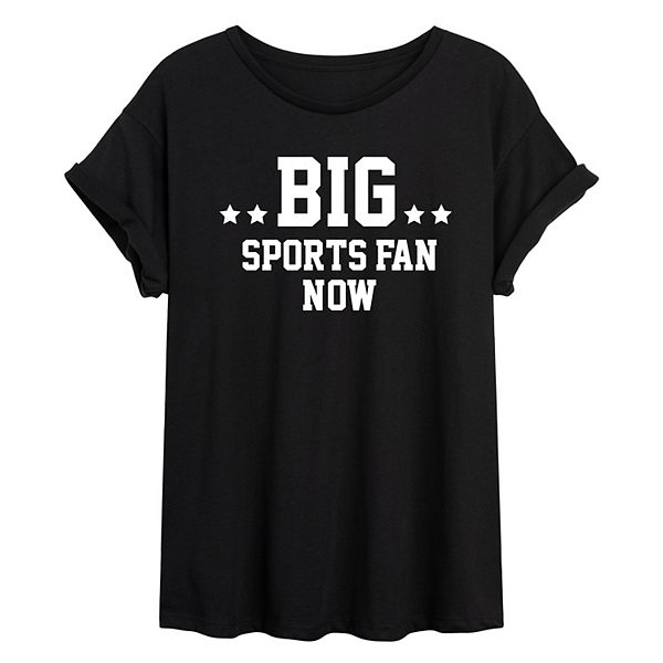 Juniors' Big Sports Fan Now Flowy Tee