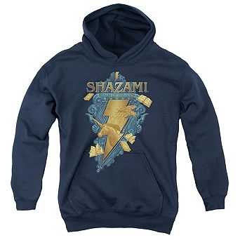 Shazam! Fury Of The Gods Big Blue Seal Youth Pull Over Hoodie