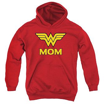 Dco Wonder Woman Mom Youth Pull Over Hoodie