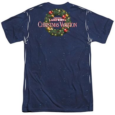Christmas Vacation Electrified Short Sleeve Adult Poly Crew T-shirt