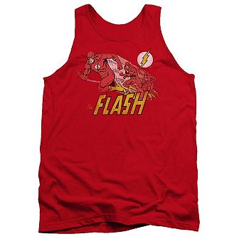 Dc Comics Flash Crimson Comet Adult Tank Top