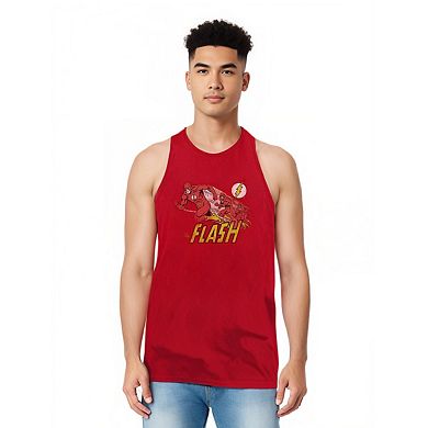 Dc Comics Flash Crimson Comet Adult Tank Top