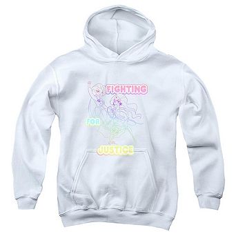 Dc Comics Superhero Girls Fighting For Justice Youth Pull Over Hoodie