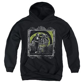 Beetlejuice Here Lies Youth Pull Over Hoodie