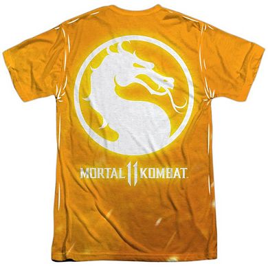 Mortal Kombat 11 Scorpion Short Sleeve Adult Poly Crew T-shirt