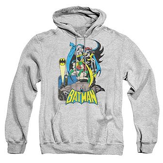 Dc Comics Batman Heroic Trio Adult Pull Over Hoodie