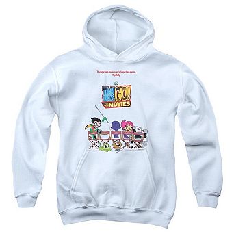 Teen Titans Go To The Movies Poster Youth Pull Over Hoodie