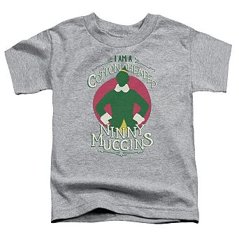 Elf Cotton Headed Short Sleeve Toddler T-Shirt