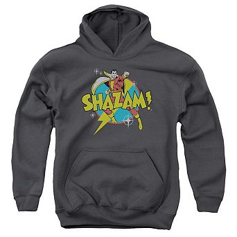 Dc Comics Shazam Power Bolt Youth Pull Over Hoodie