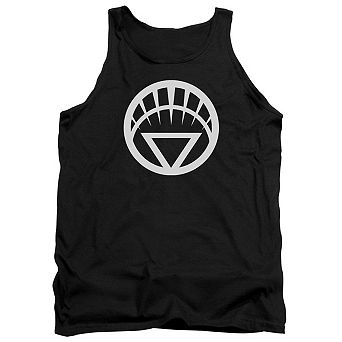 Green Lantern White Emblem Adult Tank Top
