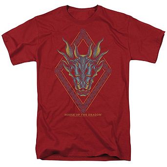 House Of The Dragon Dragon Head Short Sleeve Adult T-shirt
