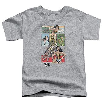 Wonder Woman75 Comic Page Short Sleeve Toddler T-Shirt