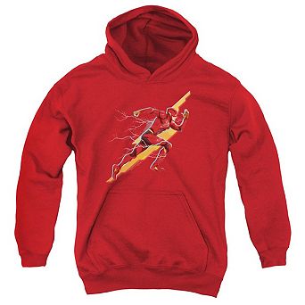 Justice League Movie Flash Forward Youth Pull Over Hoodie