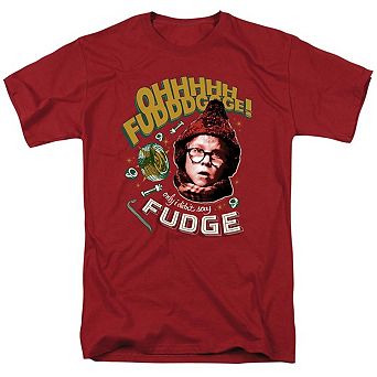 A Christmas Story Oh Fudge! Short Sleeve Adult T-shirt