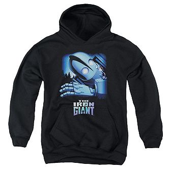 Iron Giant Giant And Hogarth Youth Pull Over Hoodie