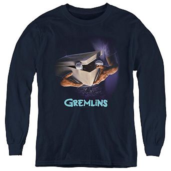 Gremlins Original Poster Youth Long Sleeve Sweatshirt