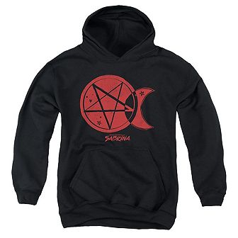 Chilling Adventures Of Sabrina Dark Moon Youth Pull Over Hoodie