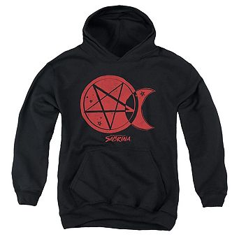 Chilling Adventures Of Sabrina Dark Moon Youth Pull Over Hoodie