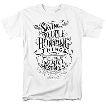 Supernatural Family Business Short Sleeve Adult T-shirt