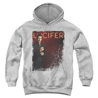 Lucifer Lucifer Neon Lights Youth Pull Over Hoodie