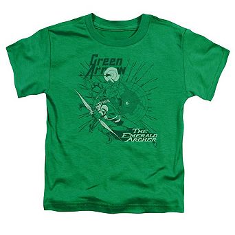 DC Comics Green Arrow The Emerald Archer Short Sleeve Toddler T-Shirt