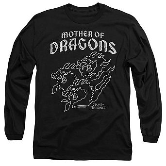 Game Of Thrones Mother Of Dragons Long Sleeve Adult T-shirt