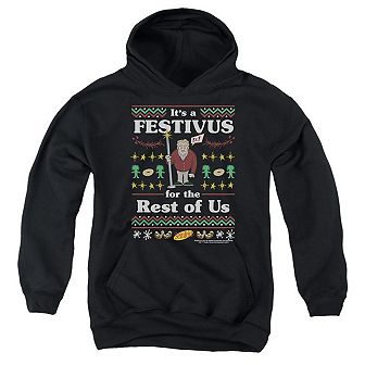 Seinfeld Festive Festivus Youth Pull Over Hoodie