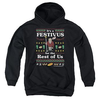 Seinfeld Festive Festivus Youth Pull Over Hoodie