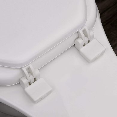 J&V Textiles Round Toilet Seat with Beveled Edge