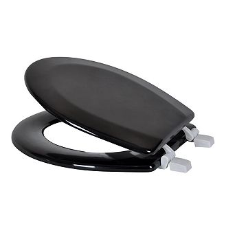 J&V Textiles Round Toilet Seat with Beveled Edge