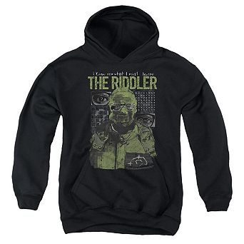 The Batman (2022) Riddler Illustration Youth Pull Over Hoodie
