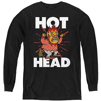 The Year Without A Santa Claus Hot Head Youth Long Sleeve Sweatshirt