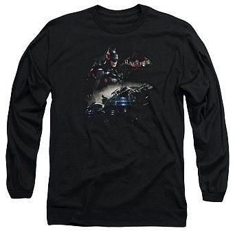 Batman Arkham Knight Knight Rider Long Sleeve Adult T-shirt