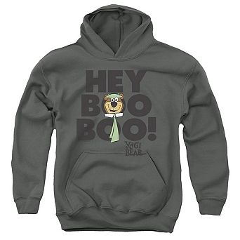 Yogi Bear Hey Boo Boo Youth Pull Over Hoodie