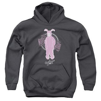 A Christmas Story Pink Nightmare Youth Pull Over Hoodie
