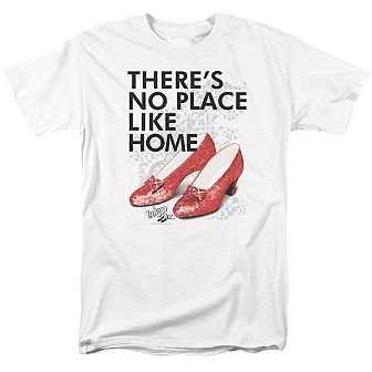 Wizard Of Oz No Place Like Home Short Sleeve Adult T-shirt