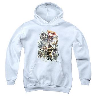 Aquaman Movie King Of Atlantis Youth Pull Over Hoodie