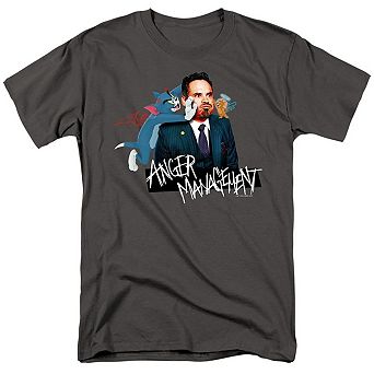 Tom And Jerry Movie Anger Management Short Sleeve Adult T-shirt