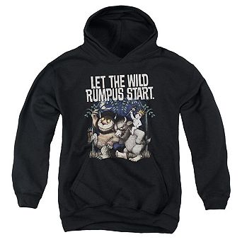Where The Wild Things Are Wild Rumpus Youth Pull Over Hoodie