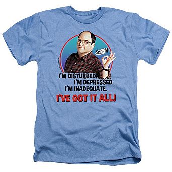 Seinfeld George All Adult Heather T-shirt