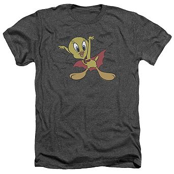Looney Tunes Vampire Tweety Adult Heather T-shirt