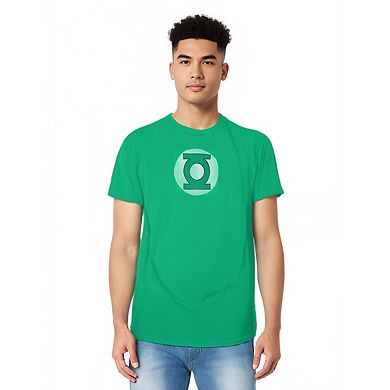 Dc Comics Green Lantern Green Lantern Logo Distressed Short Sleeve Adult T-shirt