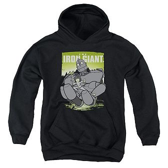 Iron Giant Helping Hand Youth Pull Over Hoodie