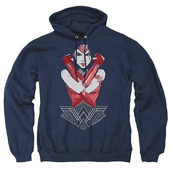 Wonder Woman Movie Amazon Adult Pull Over Hoodie