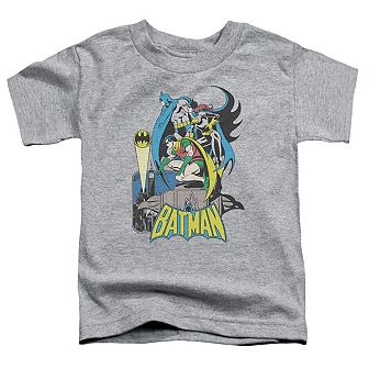 DC Comics Batman Heroic Trio Short Sleeve Toddler T-Shirt