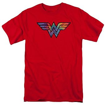 Dc Comics Wonder Woman Wonder Woman Tie Dye Logo Short Sleeve Adult T-shirt