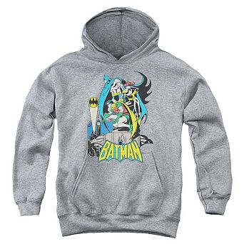 Dc Comics Batman Heroic Trio Youth Pull Over Hoodie